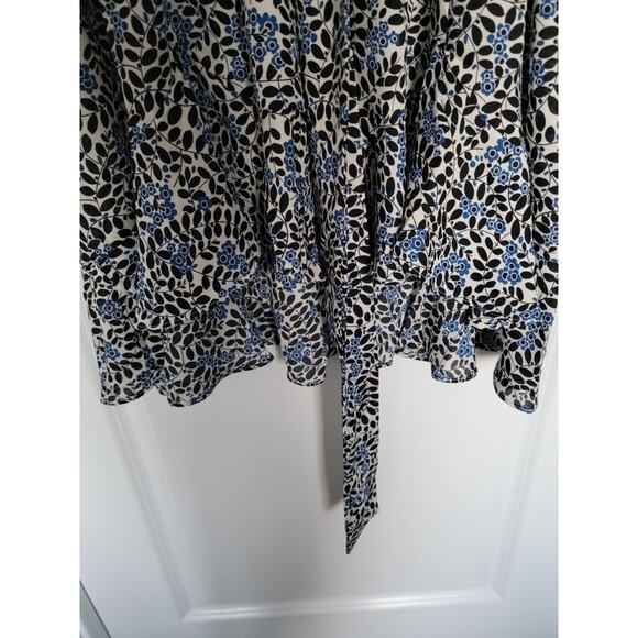 NWT Max Studio ​Plus Floral Ruffle Dress, 1X - Picture 4 of 6